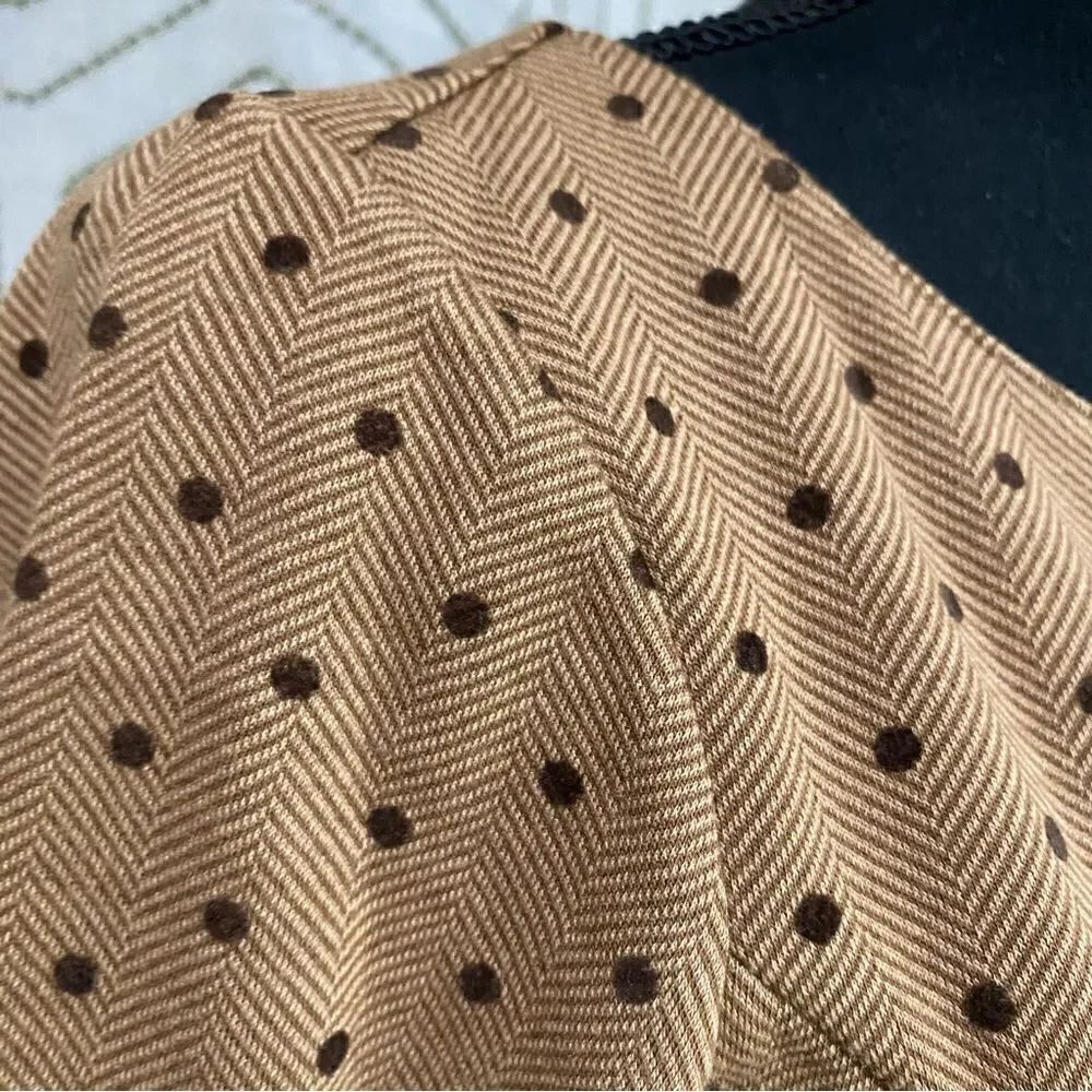 Land's End Women's Fit and Flare Polka Dot Dress XS 2-4 - Picture 4 of 11